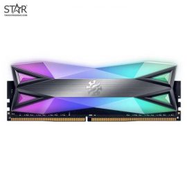 Ram DDR4 Adata 8G/3200 XPG Spectrix D60 RGB Grey (AX4U32008G16A-ST60)