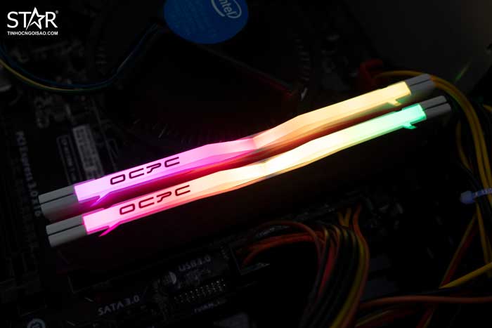 Ram DDR4 OCPC 16G/3000 X3TREME RGB Pink Edition (2x 8GB) (Hồng)