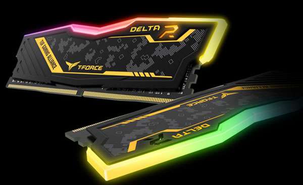 Ram DDR4 Team 32G/3200 T-Force Delta TUF Gaming Alliance (2x 16GB) (TF9D416G3200HC16CBK)
