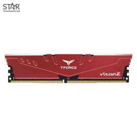 Ram DDR4 TeamGroup 8G/3200 T-Force Vulcan Z Gaming (1x 8GB) (TLZRD48G3200HC16C01) (Đỏ)