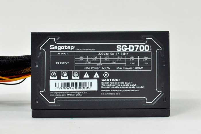 Nguồn Segotep SG-D700 600W
