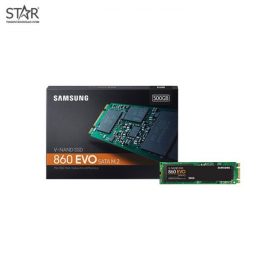 Ổ cứng SSD 500G Samsung 860 EVO M.2 Sata 6Gb/s MLC (MZ-N6E500BW)