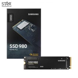 Ổ cứng SSD 500G Samsung 980 M.2 NVMe PCIe Gen3x4 V-NAND (MZ-V8V500BW)