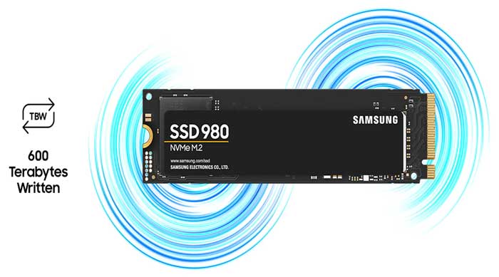 SSD 500G Samsung 980 M.2 NVMe PCIe Gen3x4 V-NAND (MZ-V8V500BW)