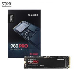 Ổ cứng SSD 500G Samsung 980 Pro NVMe PCIe Gen 4.0 x4 V-NAND M.2 2280 (MZ-V8P500BW)