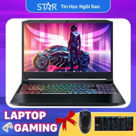Laptop Acer Nitro 5 AN515-57-51G6 (N20C1_NH.QD8SV.002): I5 11400H, RTX 3050 4G, Ram 8G, SSD NVMe 512G, Win10, RGB Keyboard, 15.6”FHD IPS 144Hz (Đen)