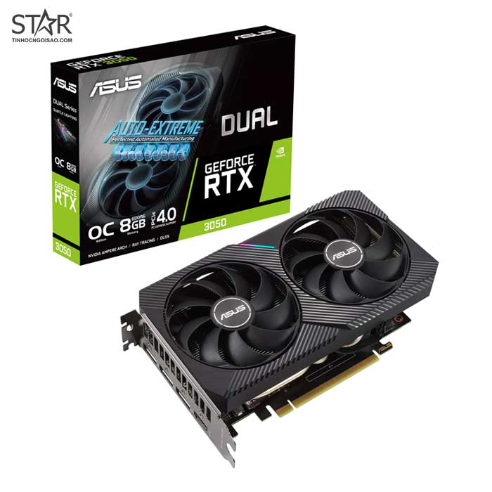 VGA Asus RTX 3050 8GB GDDR6 Dual OC Edition (DUAL-RTX3050-O8G) VGA Asus RTX 3050 8GB GDDR6 Dual OC Edition (DUAL-RTX3050-O8G)