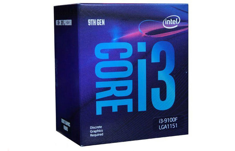 PC gaming sử dụng CPU Intel Core i3 9100F
