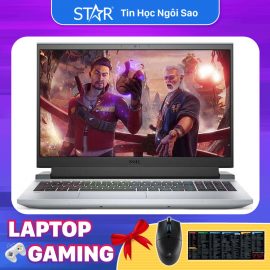 Laptop Dell Gaming G15 Ryzen Edition 5515 (70258051): AMD R7-5800H, RTX 3050Ti 4G, Ram 16G, SSD NVMe 512G, Win10 | Office, RGB Keyboard, 15.6”FHD 120Hz (Phantom Grey)