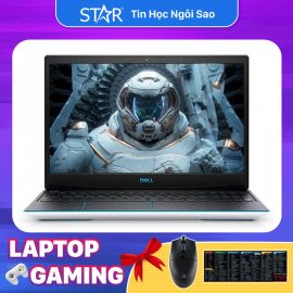 Laptop Dell Gaming G3 15 G3500CW (P89F002G3500CW): I7 10750H, GTX 1650Ti 4G, Ram 16G, SSD NVMe 256G, HDD 1TB, Win10, Finger Print, Led Keyboard, 15.6”FHD 120Hz (Trắng)