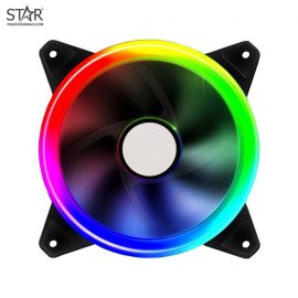 Fan Case VSP V202 Led Rainbow 12cm (2 mặt Led)