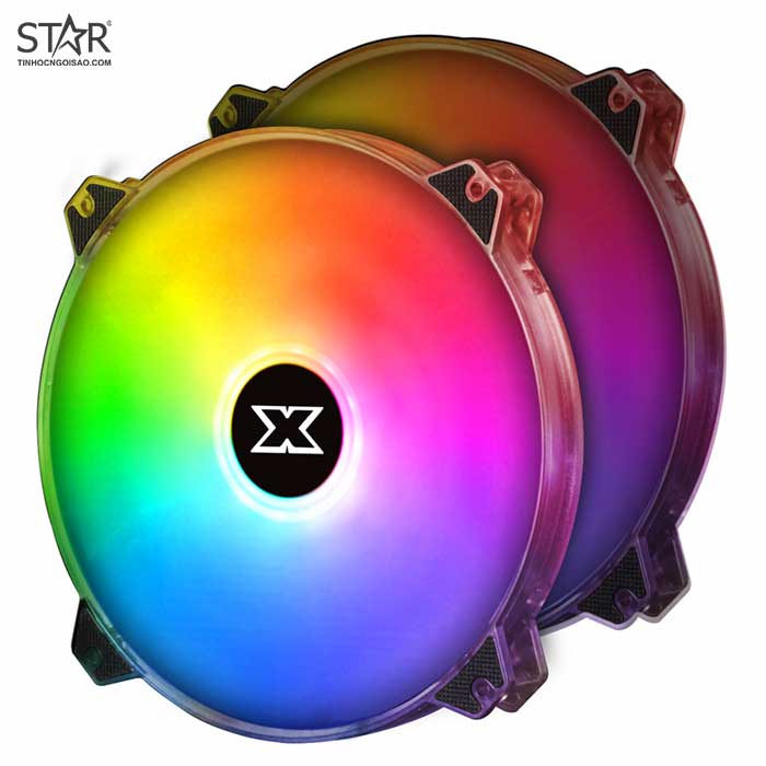 Fan Case Xigmatek Galaxy III DX200 ARGB (EN46089) Pack 2 Fan