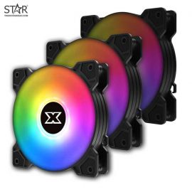 Fan Case Xigmatek Galaxy III Starz X20A Black ARGB (EN46775) Pack 3 Fan