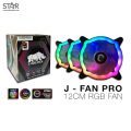 Fan Case Jetek JBC–K312ORGB–PROII 12cm RGB (Pack 3 Fan)