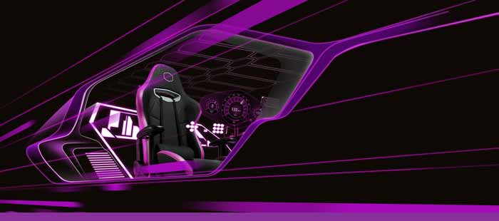 Ghế Gaming Cooler Master Caliber R2 (CMI-GCR2-2019) (Tím)
