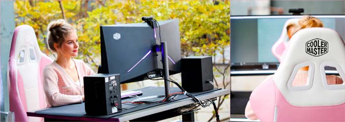 Ghế Gaming Cooler Master Caliber R1S Rose (CMI-GCR1S-PKW) (Hồng)