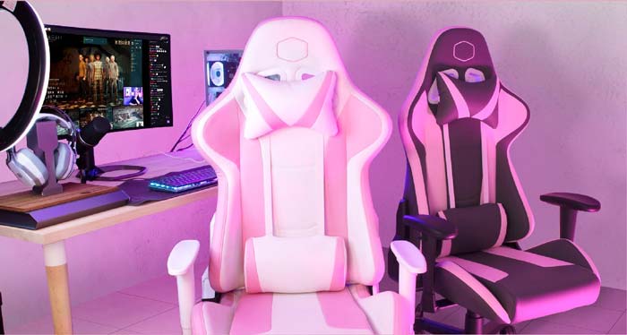 Ghế Gaming Cooler Master Caliber R1S Rose (CMI-GCR1S-PKW) (Hồng)