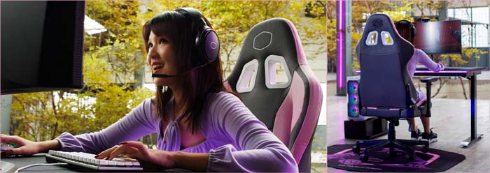 Ghế Gaming Cooler Master Caliber R1S Rose (CMI-GCR1S-PKW) (Hồng)