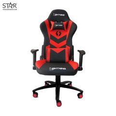 Ghế Gaming Lightning A-LN002 Chân Xoay (Đỏ)