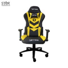 Ghế Gaming Lightning A-LN002 Chân Xoay (Vàng)
