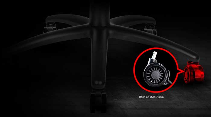 Ghế Gaming MSI MAG CH120X (Đen Đỏ)