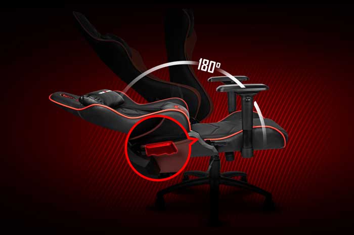 Ghế Gaming MSI MAG CH120X (Đen Đỏ)