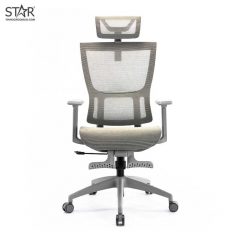Ghế công thái học Warrior Ergonomic Hero Series WEC504 (Xám)