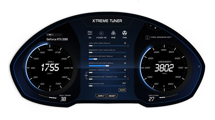 VGA Galax RTX 2080 8G GDDR6 White 1-Click OC (GeForce® RTX 2080 White (1-Click OC))