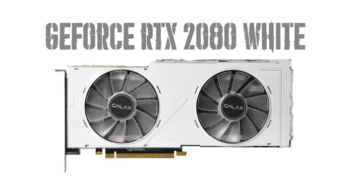 VGA Galax RTX 2080 8G GDDR6 White 1-Click OC (GeForce® RTX 2080 White (1-Click OC))