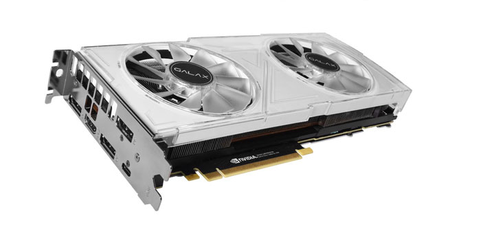 VGA Galax RTX 2080 8G GDDR6 White 1-Click OC (GeForce® RTX 2080 White (1-Click OC))