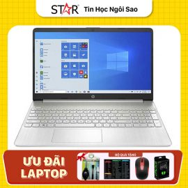 Laptop HP 15s-fq2558TU (46M26PA): I7 1165G7, Intel Iris Xe Graphics, Ram 8G, SSD NVMe 512G, Win10, 15.6”HD (Bạc)