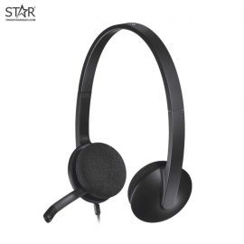 Tai Nghe Logitech H340 Noise-cancelling-mic HEADSET (Đen)