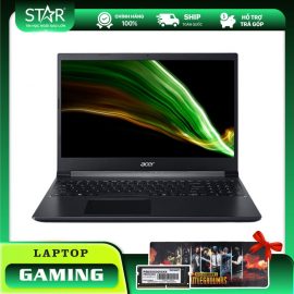 Laptop Acer Aspire 7 A715-42G-R05G (NH.QAYSV.007): AMD R5-5500U, GTX 1650 4G, Ram 8G, SSD NVMe 512G, Win11, Led Keyboard, 15.6”FHD IPS 144Hz (Đen)
