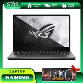 Laptop Asus Gaming GA401QC-HZ133T: R9 5900HS, RTX 3050 4GB, RAM 16GB, 512GB SSD, Finger Print, Win 10, 14″ FHD IPS (Xám)