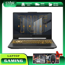 Laptop Asus TUF Gaming F15 FX506HCB-HN139T: I5 11400H, RTX 3050 4G, Ram 8G, SSD NVMe 512G, RGB Keyboard, Win10SL, 15.6”FHD IPS 144Hz (Gun Metal)