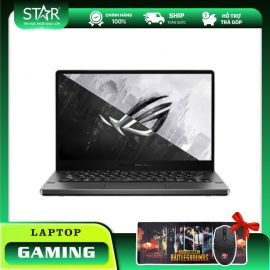 Laptop Gaming Asus ROG Zephyrus GA401QH-HZ035T: R7-5800HS, GTX 1650, Ram 8GD4, 512GB-SSD, 14.0″ FHD-144Hz, Finger Print, W10SL (Xám)