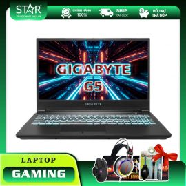 Laptop Gigabyte G5 KC-5S11130SB: i5 10500H, VGA RTX 3060 6G, Ram 16G, SSD NVMe 512G, Win11, RGB Keyboard, 15.6”FHD IPS 144Hz (Đen)