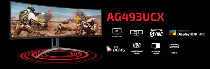 Màn hình LCD 49'' AOC AG493UCX/74