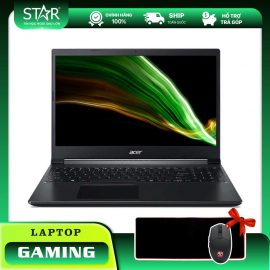 Laptop Acer Aspire 7 A715-42G-R4XX (NH.QAYSV.008): AMD R5-5500U, GTX 1650 4G, Ram 8G, SSD NVMe 256G, Win11, Led Keyboard, 15.6”FHD IPS (Đen)