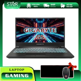 Laptop Gigabyte G5 (GD-51S1123SO): i5-11400H, VGA RTX 3050, 4GB, Ram 16G, SSD 512GB, Win 11, 15.6″ FHD 144Hz (Đen)