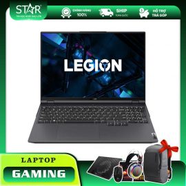 Laptop Lenovo Legion 5 Pro 16ACH6H (82JQ00S7VN): AMD R7-5800H, RTX 3060 6G, Ram 16G, SSD NVMe 512G, Win11, RGB Keyboard, 16.0”WQXGA IPS 165Hz (STORM GREY)