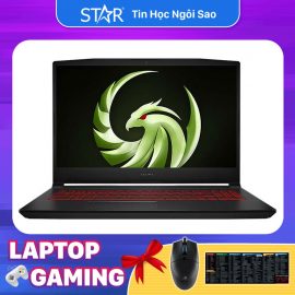 Laptop MSI Gaming Bravo 15 B5DD-027VN: AMD R5 5600H, Ram 8G, SSD NVMe 512G, VGA RX5500M 4G, Win10, Led Keyboard, 15.6”FHD IPS 144Hz (Đen)