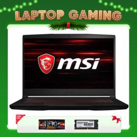 Laptop MSI GF63 Thin 10SC-468VN: I5 10500H, GTX 1650 4G, Ram 8G, SSD NVMe 512G, Win10, Led Keyboard, 15.6”FHD IPS 144Hz (Đen)