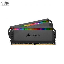 Ram DDR4 Corsair Dominator Platinum RGB 32G/3200 (2X16G) Black Tản Nhiệt