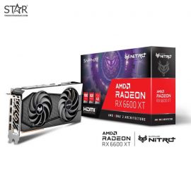 VGA Radeon RX6600XT 8G GDDR6 SAPPHIRE NITRO+ Gaming OC (NITRO+ AMD Radeon™ RX 6600 XT)