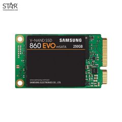 Ổ cứng SSD 250G Samsung 860 EVO mSata III cũ