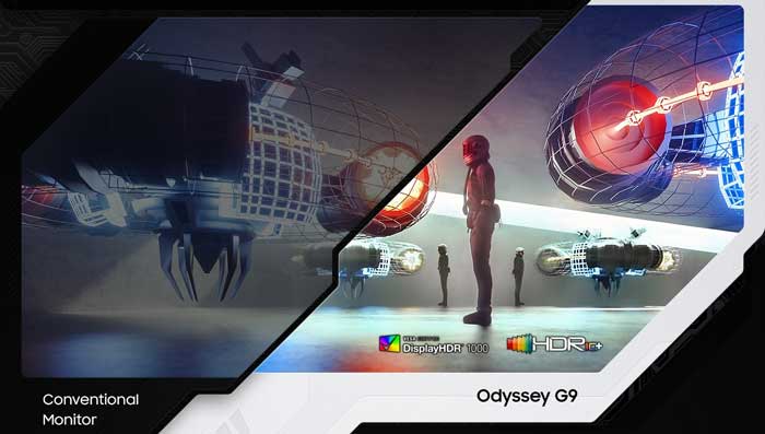Samsung Odyssey G9 LC49G95TSSEXXV DualQHD 2K 240Hz G-Sync