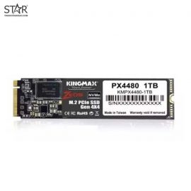 Ổ cứng SSD 1TB Kingmax PX4480 NVMe PCIe Gen4x4 M.2 2280 (KMPX4480-1TB)