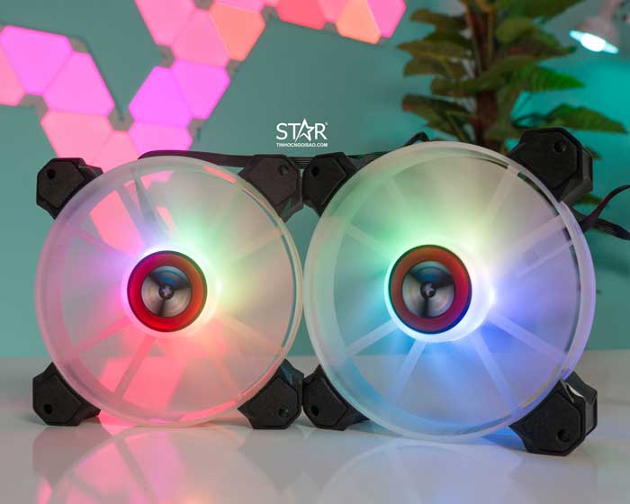 Mặt trước của Fan Case WM-STAR V7 RGB