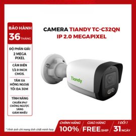 Camera TIANDY TC-C32QN IP Hồng Ngoại 2.0 MP (I5W/E/Y/4mm/V4.2)